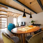 Industrial Design Loft With Outdoor Living Terrace