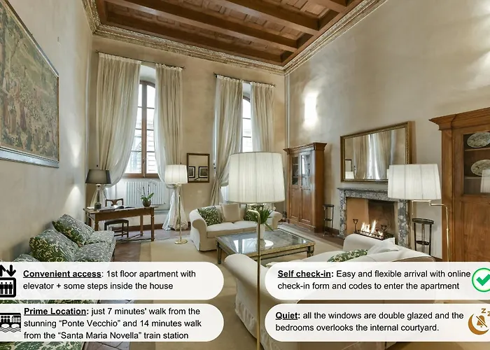 Raffaello Apartment With Fireplace In Oltrarno