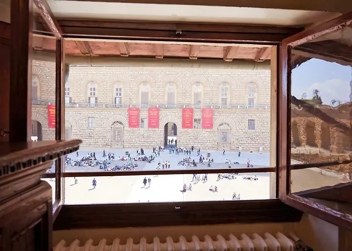 Panoramic View 2 Pitti Palace Close 2Ponte Vecchio