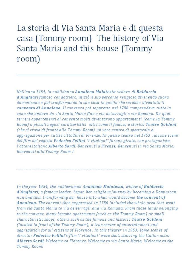 Tommyroom * Florence