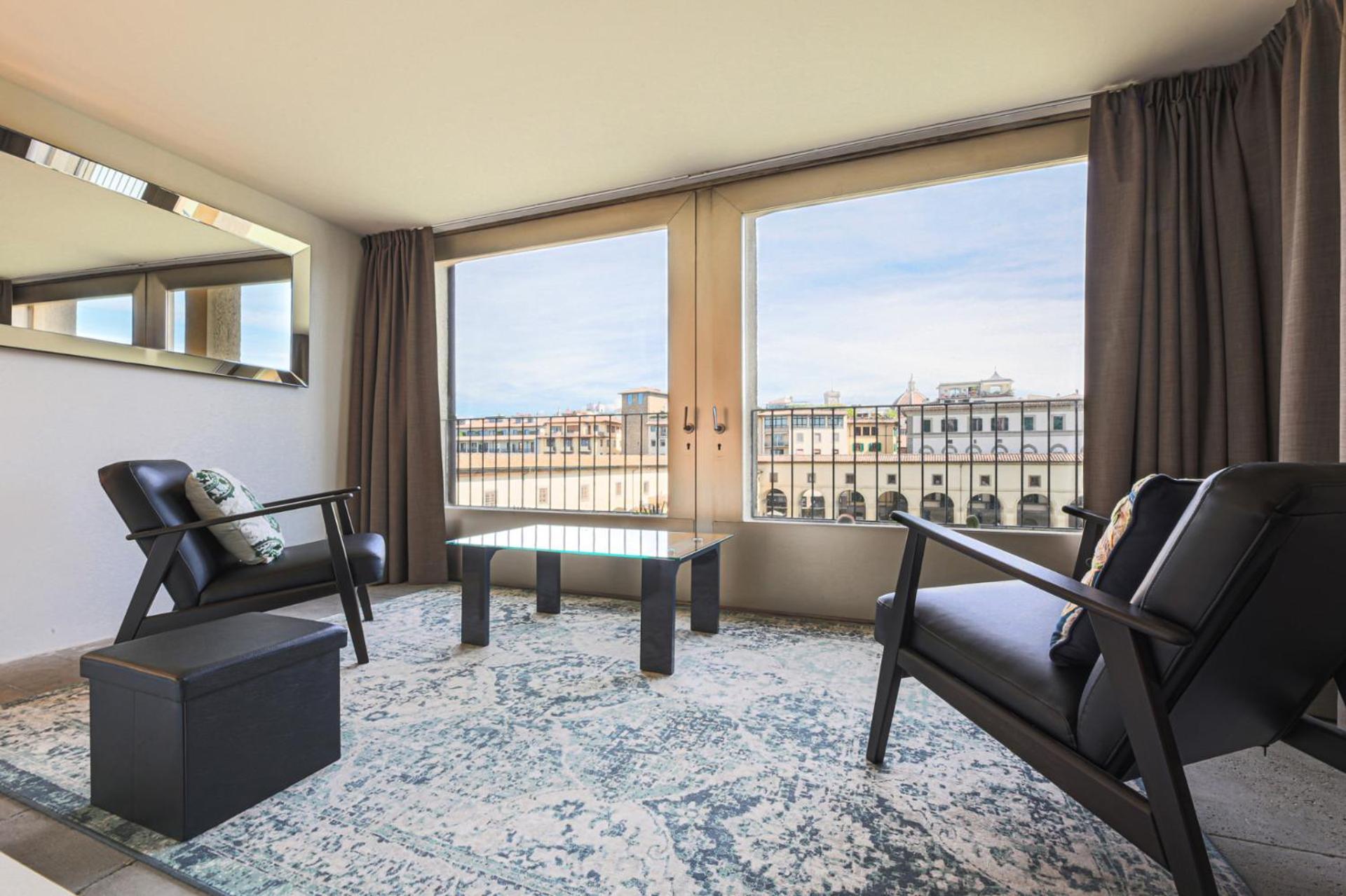 Apartment Florence- Vasari Luxury With View *