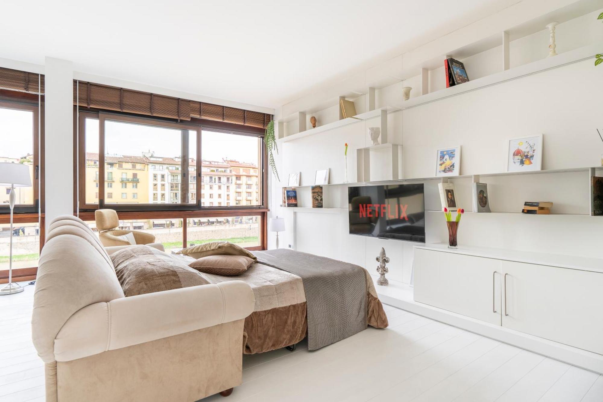 Apartment Ponte Vecchio Vista -floating On The Arno- *