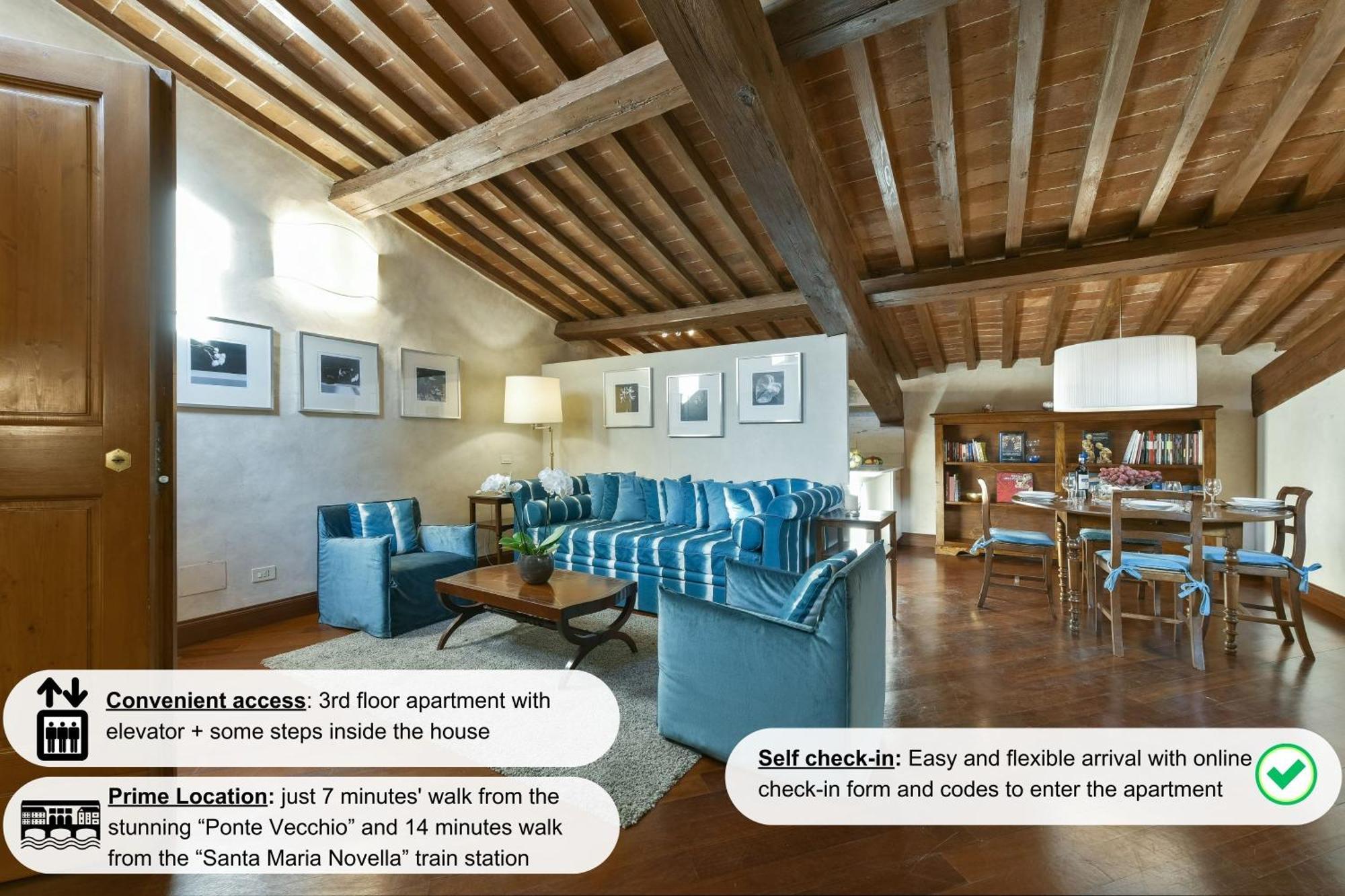 Apartment Tiepolo Romantic Penthouse In The Oltrarno Florence