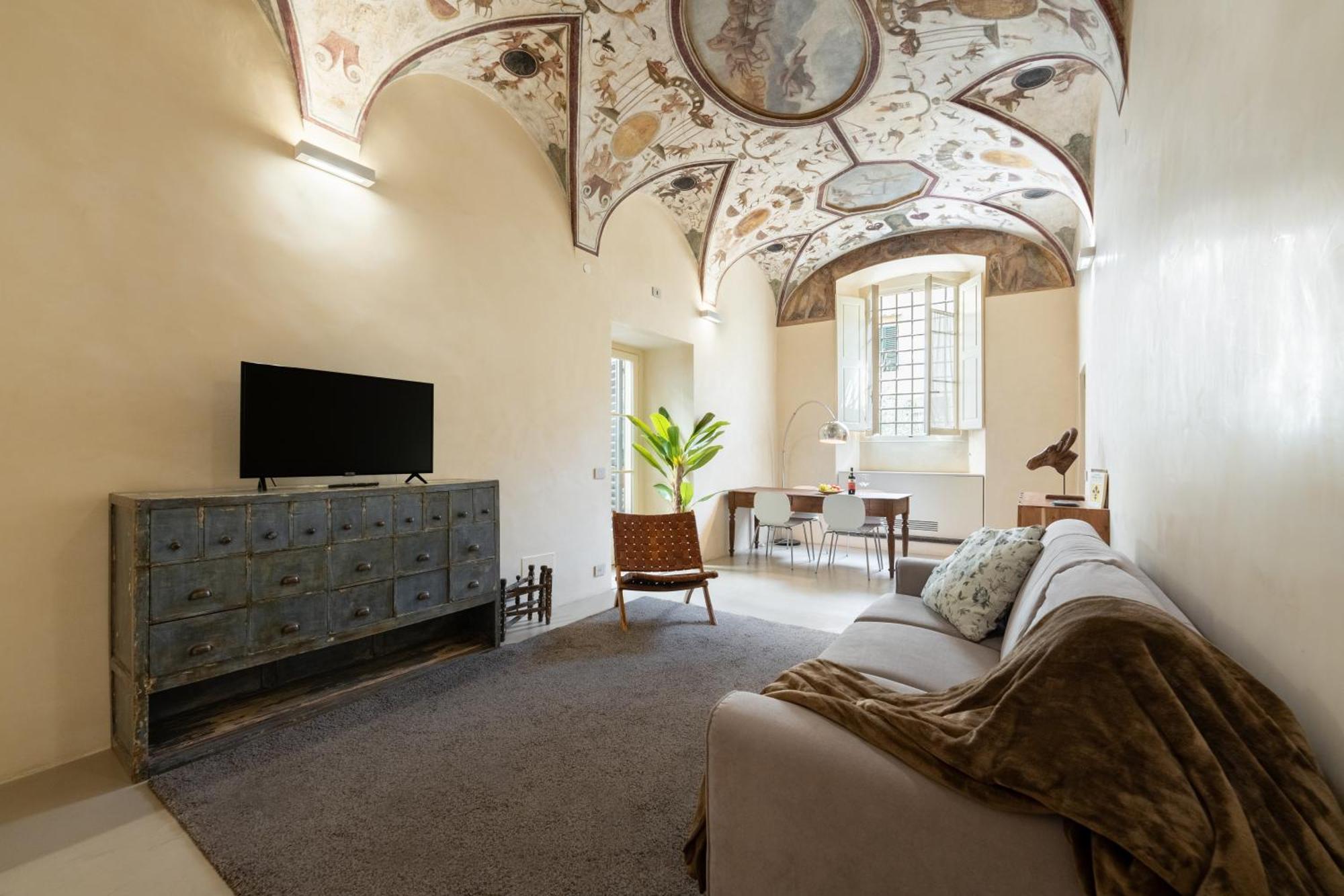 Apartment Keys Of Italy - Benci 20 Fresco - Frescoes One Bedroom Santa Croce