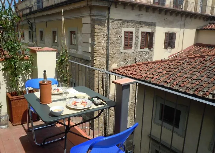 Apartment In Centre Of Florence, Balcony And Terrace With Amazing View