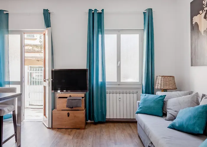 Open The Classic Wooden Shutters At A Cozy City Nest