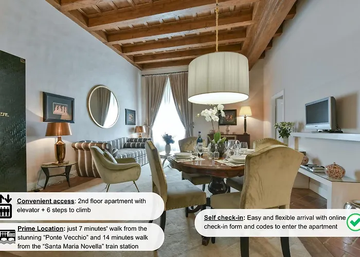 Boccaccio elegant apartment in Oltrarno