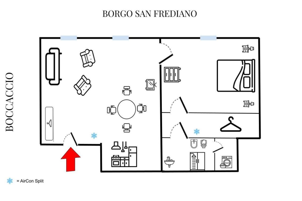 Boccaccio Elegant In Oltrarno Appartamento *